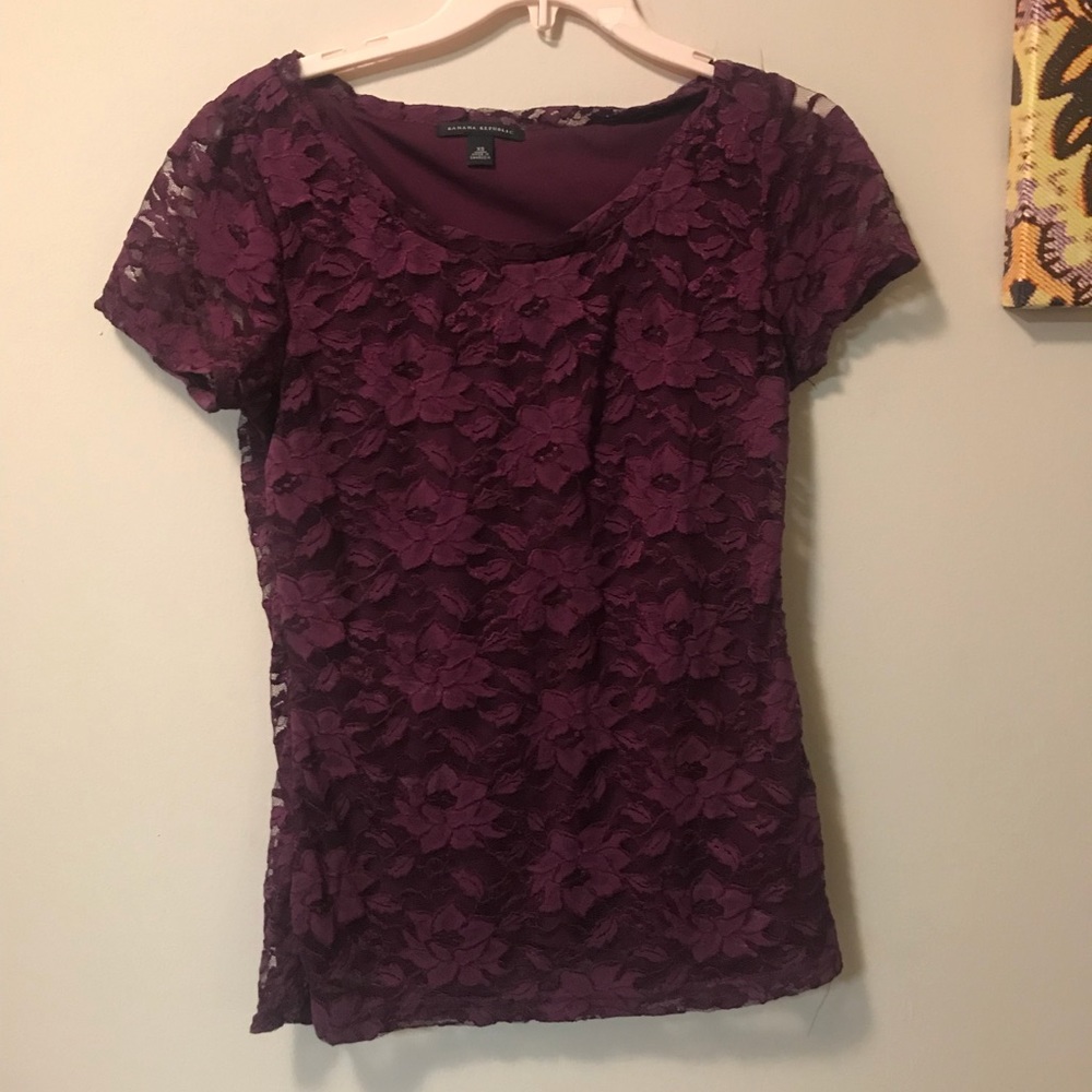 Banana Republic lace shirt